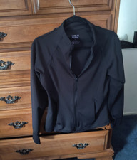 LevelUp Active Womens Black Full Zip Track Ja...