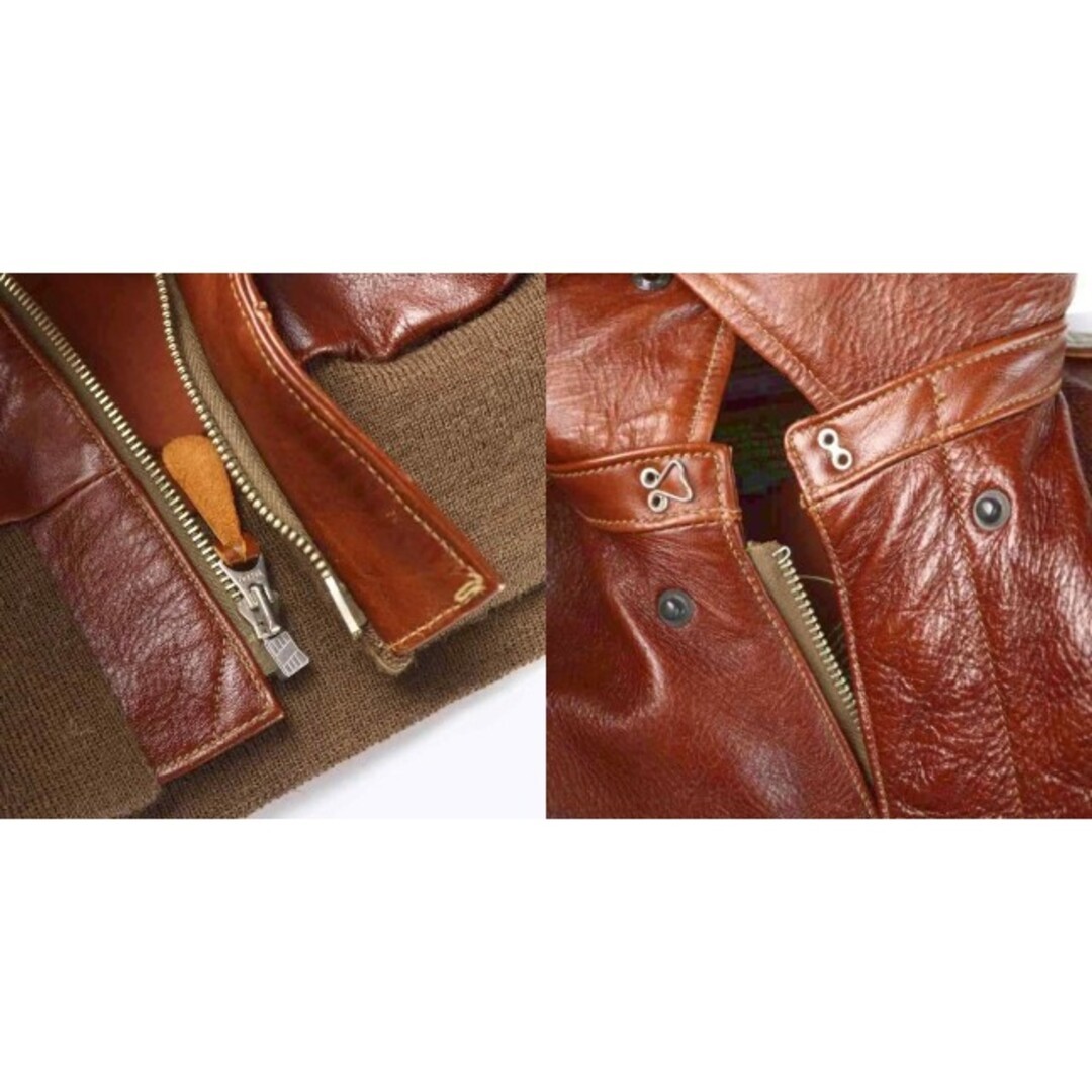 Buzz Rixons RICKSON'S A-2 Flight Jacket Leather B… - image 9