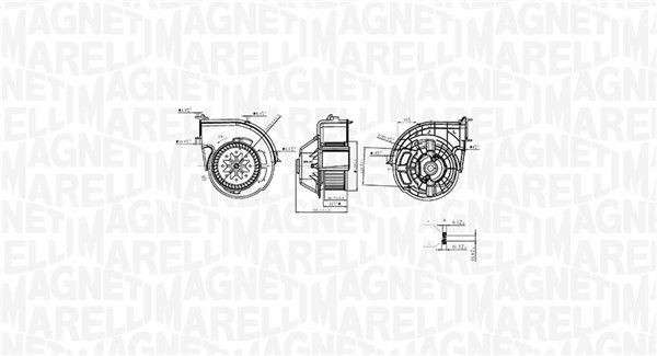 Magneti Marelli 069412761010 InnenraumgebläSe FüR Bmw-image