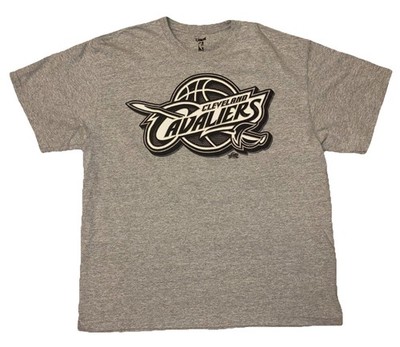 UNK- Cleveland Cavaliers NBA Men s Gray Graphic XL T-Shirt (80% Cotton)