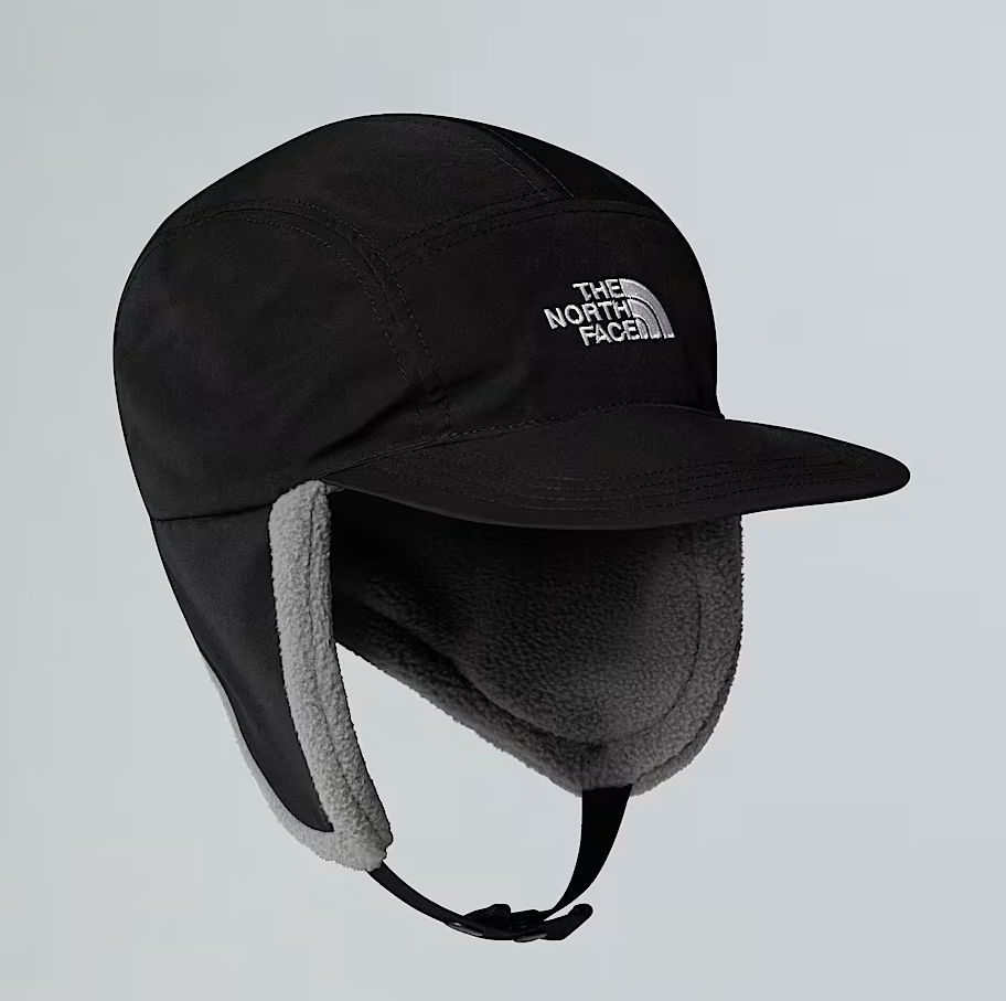 NEW* UNISEX THE NORTH Yumiori Trapper Hat Black-Smoked Pearl