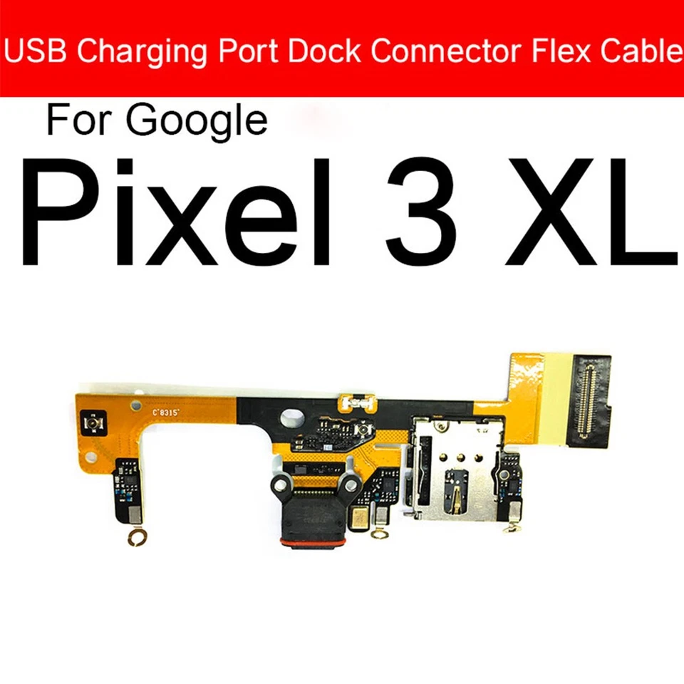 Charging Port Dock For Google Pixel 2 2XL 3 3XL 3A XL 4 4XL 4A Flex Cable SUK - Image 2 of 4