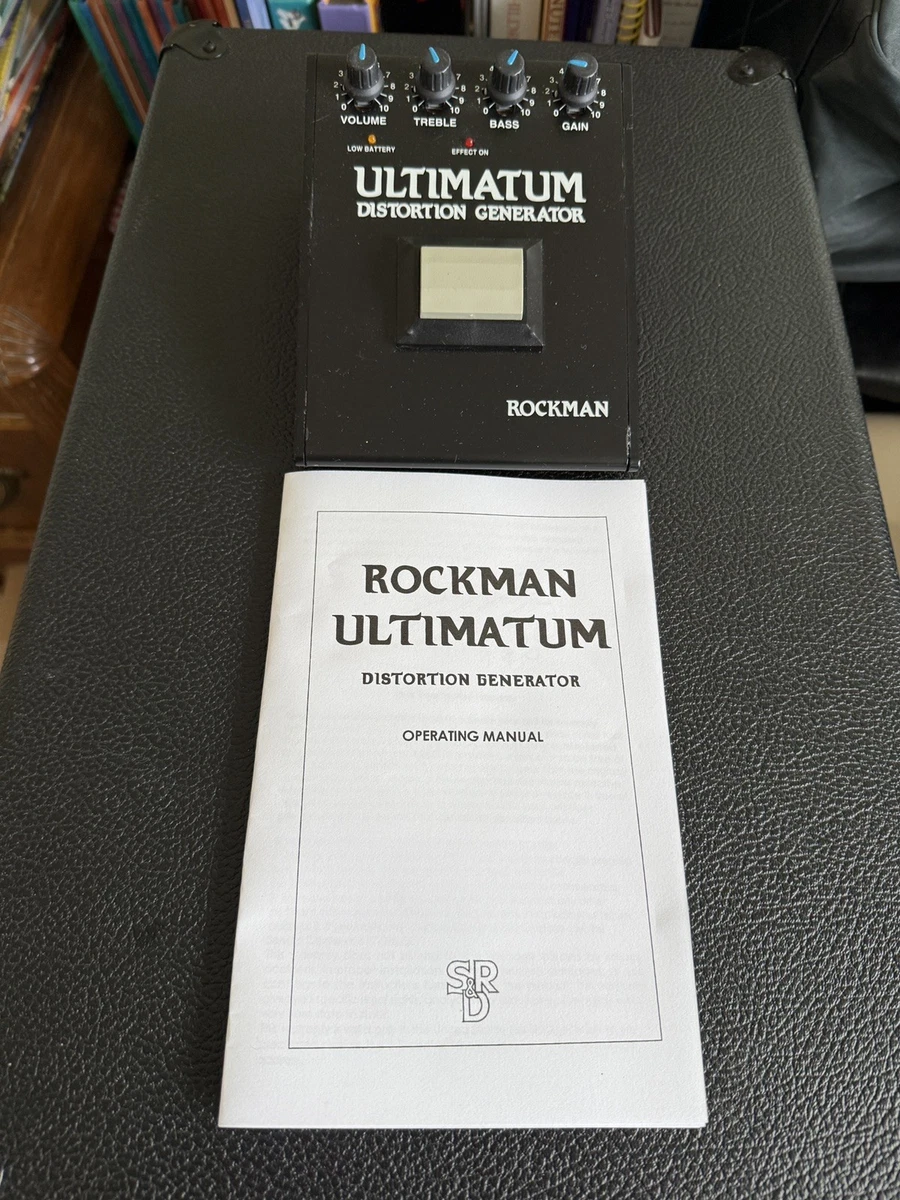 Rockman Ultimatum Distortion Generator Tom Scholz SR&D | eBay