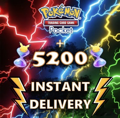 [  INSTANT  ] Pokemon TCG Pocket Global Account  5200+ Hourglass Pokémon + Cards