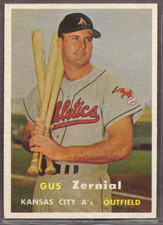 1957 Topps Set-Break #253 Gus Zernial NM-MT OR BETTER *JAYSACE*