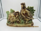 Vintage Mccoy Quail Planter Brown Green Tan Ceramic Retro MCM Birds