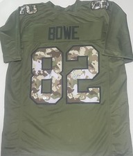 💥Dwayne Bowe Chiefs Signed Salute to Service Jersey Beckett Inscription💥RARE💥
