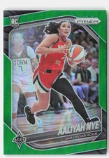 2025 Panini Prizm WNBA #15 Aaliyah Nye Green Prizms