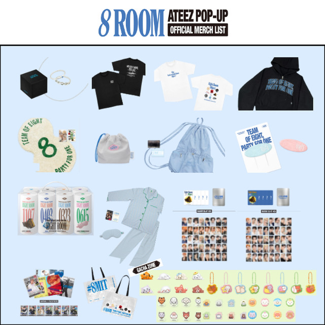 [OFFLINE] ATEEZ 7º Aniversario POP-UP ATEEZ_8ROOM LISTA OFICIAL DE MERCHANDISING MD