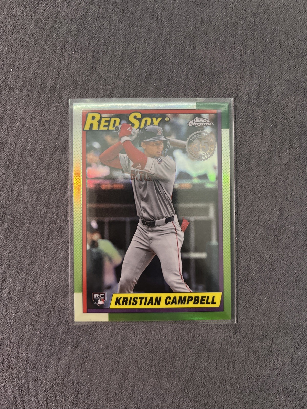 2025 Topps Chrome Update Series - 1990 Topps Baseball Kristian Campbell #90CU-19