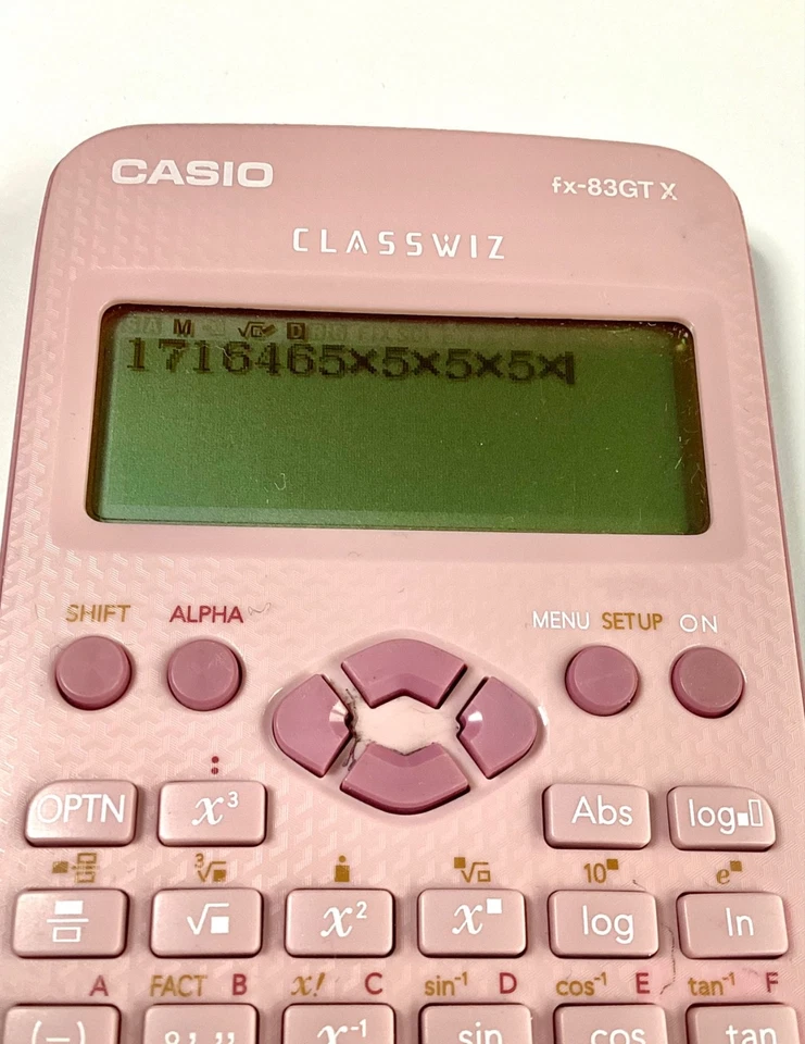 Casio FX-83GTX Classwiz Scientific Calculator Pink Tested Working A Level GCSE - Image 3 of 3