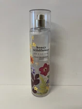 Bath & Body Works HONEY WILDFLOWER Fine Fragrance Mist 8 fl oz 55% Full