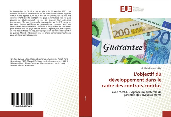 Ghislain Eymard Likibi | L'objectif Du DéVeloppement Dans Le Cadre Des...-image