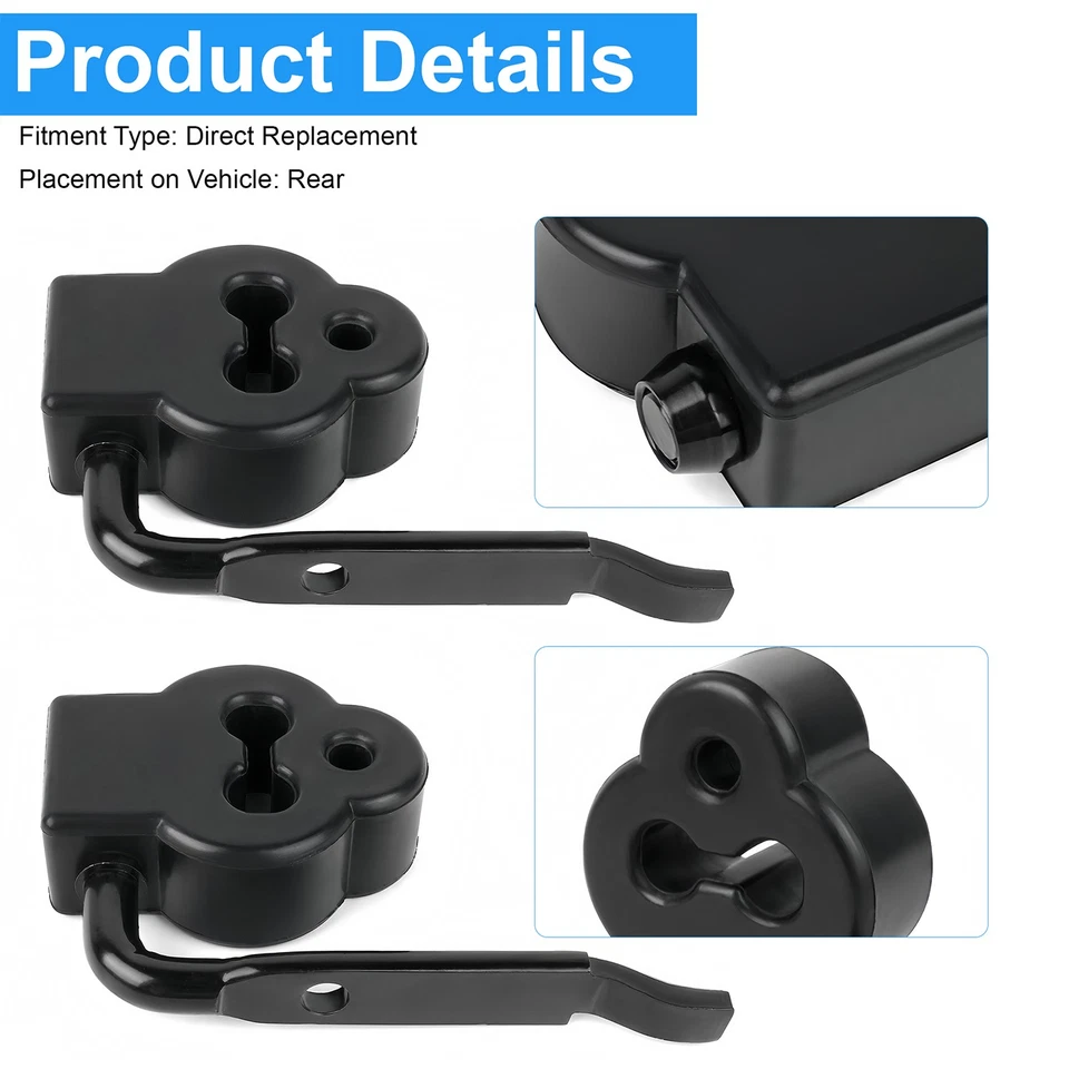 4 piezas aisladores de goma y soportes de soporte para Ford Crown Victoria/Mercury Grand Foto 3 de 4