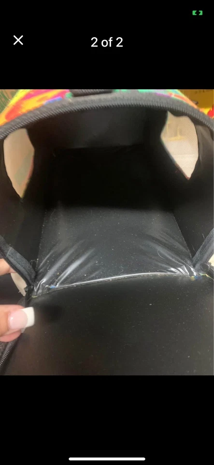 Pequeño Portador de Mascotas Hurón, Conejo, Conejillo de Indias, Pájaros Malla Lateral Plegable Foto 2 de 2