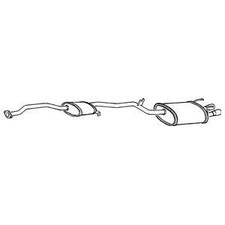 Klarius Tail Pipe With Back Box for Nissan 200SX S13 CA18DET 1.8 1988-1993