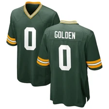 MATTHEW GOLDEN Unsigned Custom Sewn New Football Green Bay Jersey S-3XL PreOrder