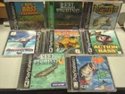 Lot of 8 Fishing Sony PlayStation 1 PS1 Games: Reel Fishing I&II, Big Ol Bass 2