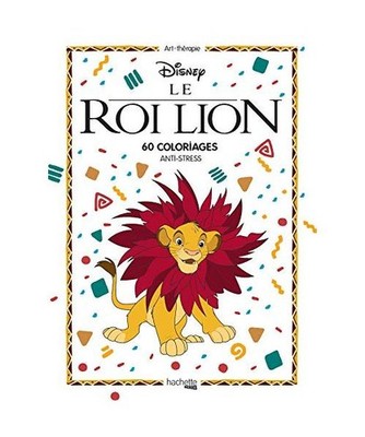 Grand bloc coloriages Roi Lion [classique]: 60 coloriages anti-stress, De Sousa,