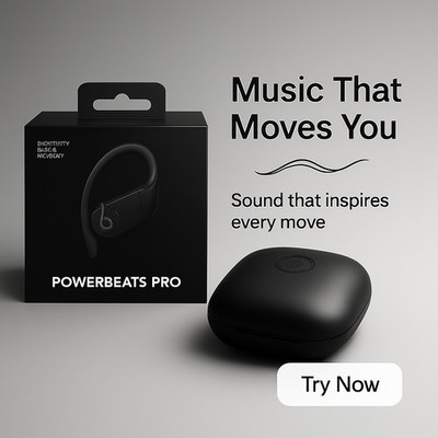 Beats by Dr. Dre Powerbeats Pro In Ear Wireless Headphones - Black