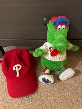 Phillies Hat + Phillie Phanatic Plush Toy
