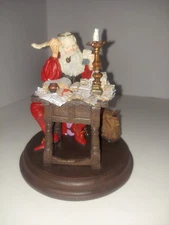 Norman Rockwell's Saturday Evening Post 1997 “Making His List” Figurine