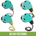 Zing Ear ZE-268S6 ZE-208S6 3 Speed 4 Wire Ceiling Fan Switch Replacement 6A 125V