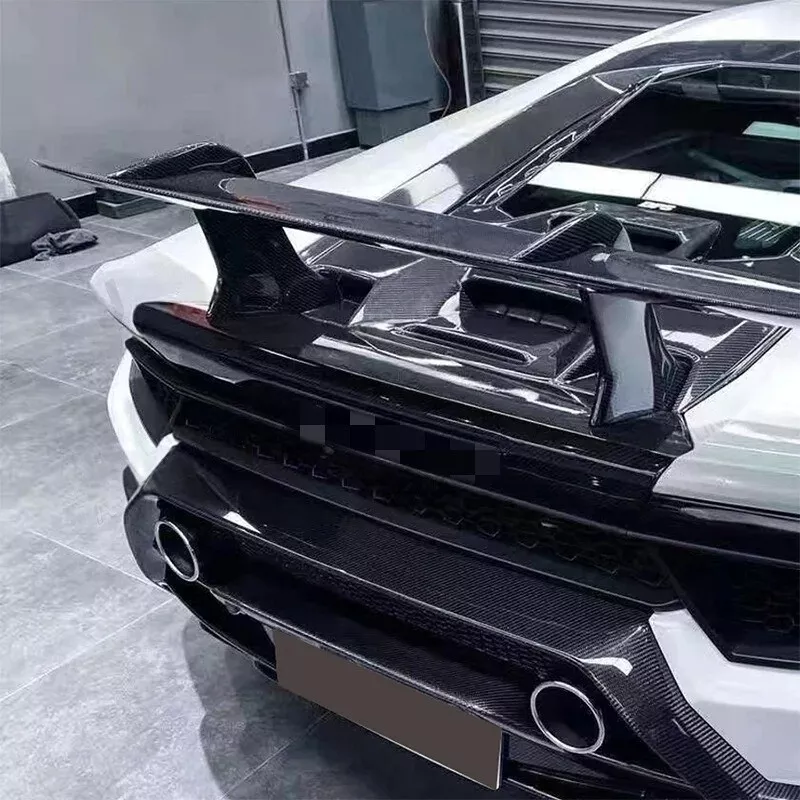 Ala trasera base patrón forjado fibra de carbono para Lamborghini Hurricane LP580 610 Foto 3 de 4