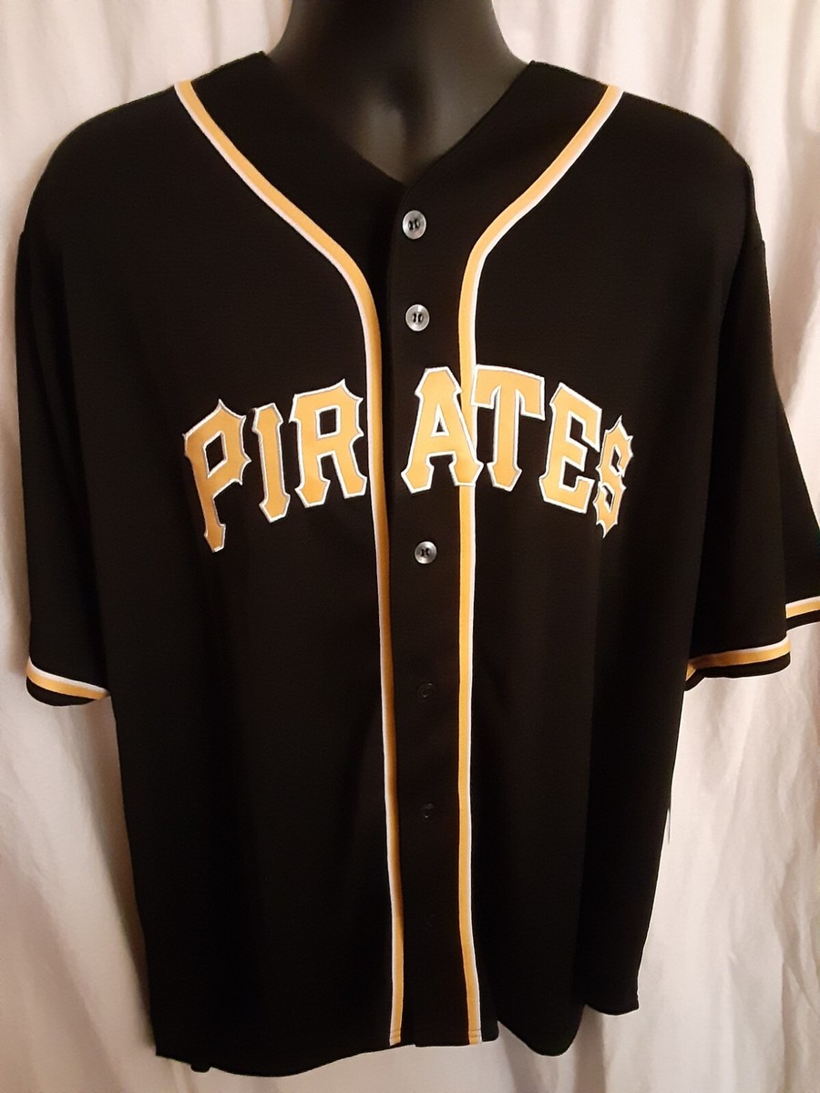 Pittsburgh Pirates Men Fanatics Replica B/T Jersey LTXLT,2X,2XT