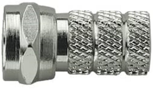 10 x 4mm F Plug Connectors fr Sky Plus HD Satellite Twin Shotgun WF65 CT63 Cable