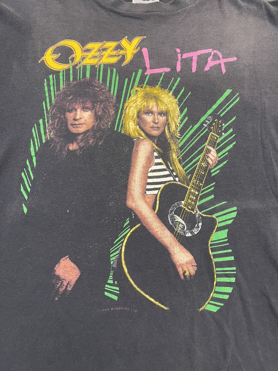 Ozzy&Lita Ford 1989年 Tシャツ SizeL 新品・未使用 Lita Ford T Shirt | eBay