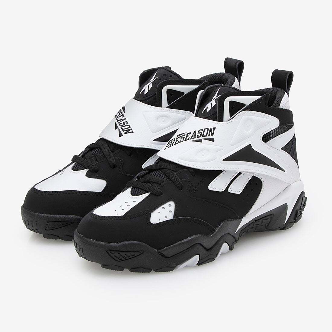 Reebok PRESEASON 94 100202788 Core Black Footwear White | eBay