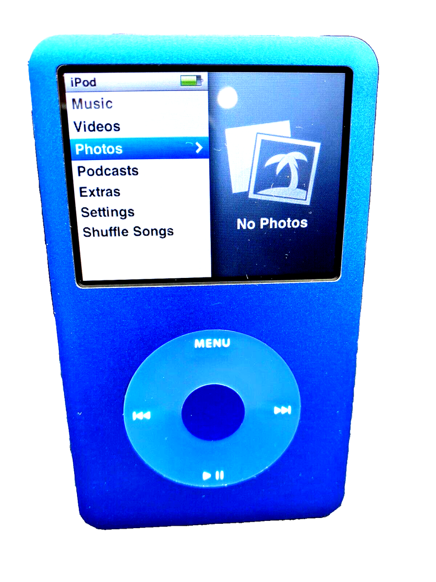 Apple IPOD CLASSIC 7th Generation 256GB SSD MP3 Blue Excellent