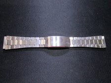 1960s Vtg Hong Kong NOS Stainless Steel 19 mm Watch Band Bracelet  a