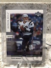 Tom Brady 2002 Upper Deck Honor Roll Sophomore Standouts #SSQ-2 NE Patriots