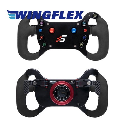 GT4 Wheel Single Clutch Steering Wheel for Simagic Alpha Mini Base Direct Drive