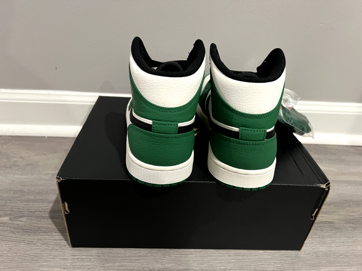 Nike Air Jordan 1 Mid Pine Green 852542-301 Size 8 887224179473| eBay