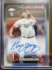 2024 Topps Chrome Kody Funderburk RC Autograph RA-KF