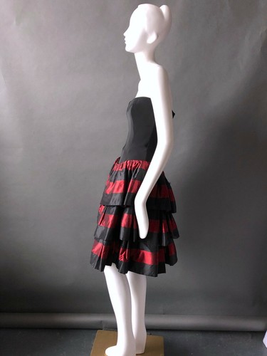 Anouska Hempel England 80er Party Kleid formell roter Teppich Cocktail formell XS - Bild 6 von 12