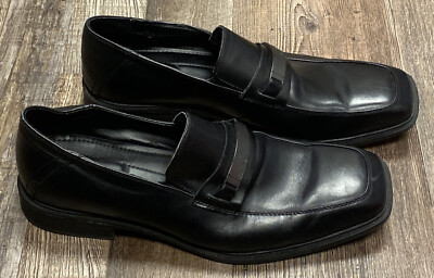 Calvin Klein Frolic Leather Dress Shoes Mens Size 12M Black  display picture 1