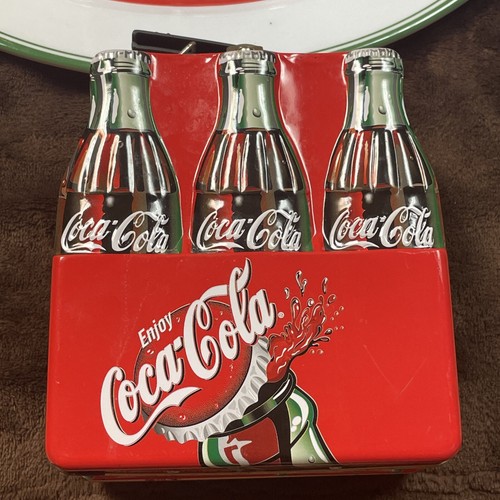 Large Vintage Lot Coca Cola Memorabilia 8pc Tray Tie Cup Glasses Tins Book Coke - Picture 15 of 24