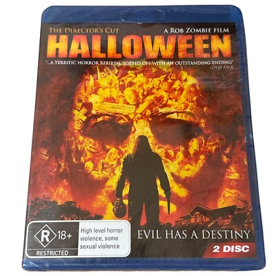 Halloween - The Director's Cut (2007) Blu Ray Horror - New/Sealed - Region B