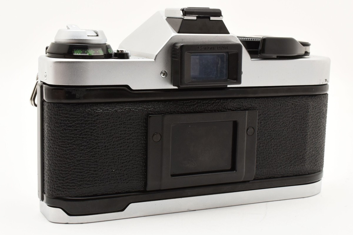 N.MINT】Canon AE-1 Program SLR Film Camera Silver NEW FD 50mm f1.8