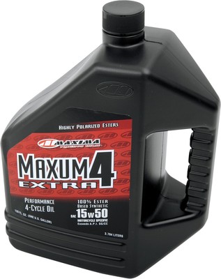 Extra 4 15W-50 4-Cycle Engine Oil - 1 Gallon Maxima 329128