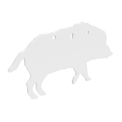 Birchwood Casey Centerfire 3/8'' Silhouette/3-Hole Boar Steel Target #BC-47709