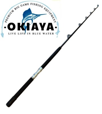 OKIAYA COMPOSIT 150-200LB  Marlin Mangler Series Saltwater Big Game Roller Rod