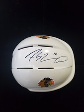Patrick Sharp Signed Mini Helmet. 
