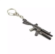 M4A1 Rifle Keyring Gun Weapon Model Metal Keychain Mini Key Ring Chain Pendant