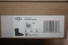 New In Box UGG Women Classic Short II Boots Black SHIP FREE US FAST