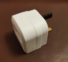 EU TO UK PLUG FUSED 3A Power Connections BCA-WH-3A Adaptor 3A